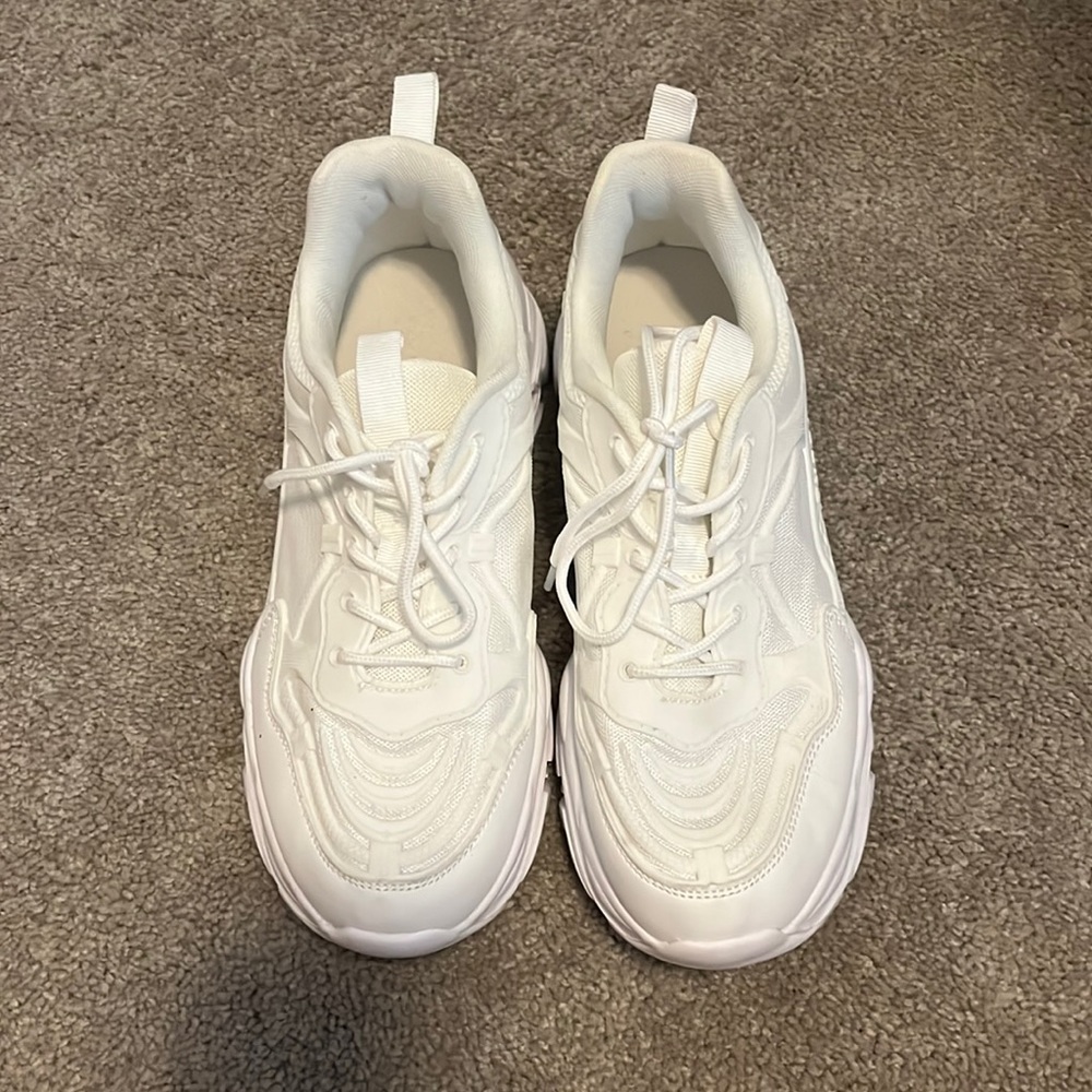 Shein White Tennis Shoes Size 10/43